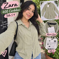 Camisa Verde Oliva ZARA Join Life - Talla S