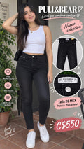 Jean Skinny Negro Pull&Bear - Talla 26 MEX